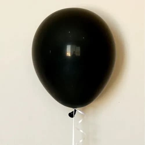 Black Helium Balloon