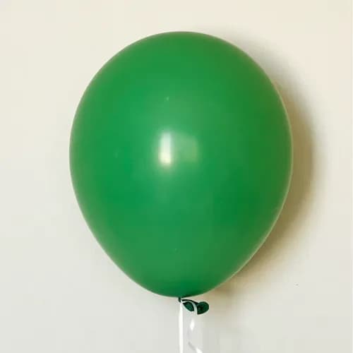 Green Helium Balloon