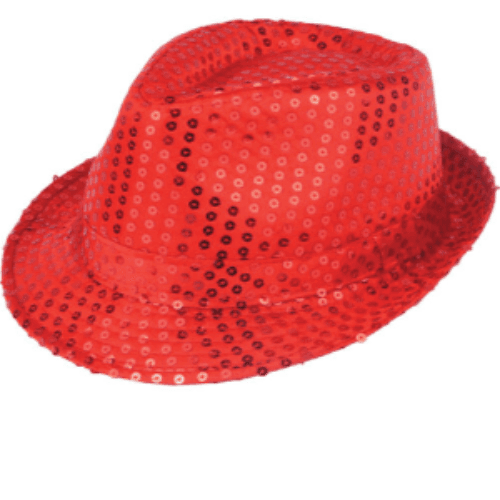 Red Sequin Hat