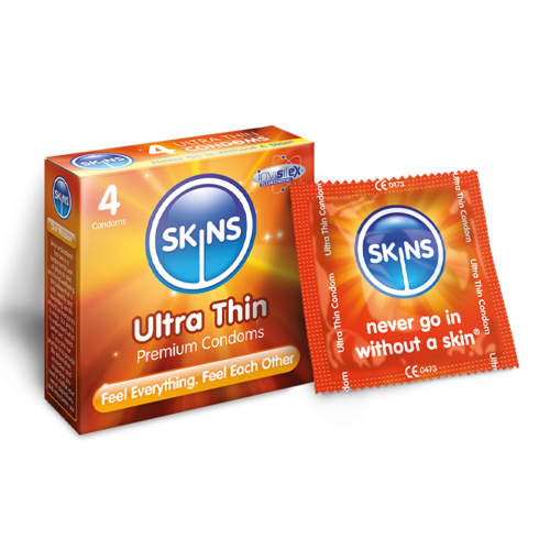 Skins Ultra Thin Condoms 4 Pc