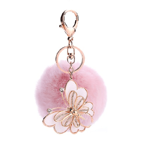 Butterfly Keychain (Light Pink)