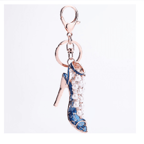 Lady Shoe Keychain (Blue)