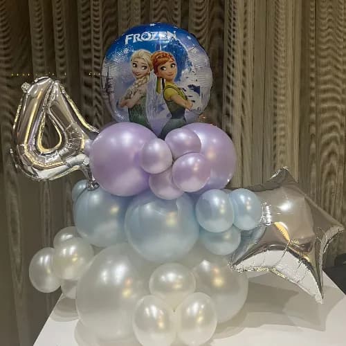 Balloon Column With Frozen