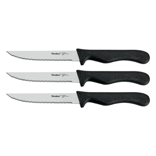 Set 3 "Basic" Steak Knives 21cm-258113/mxc-145