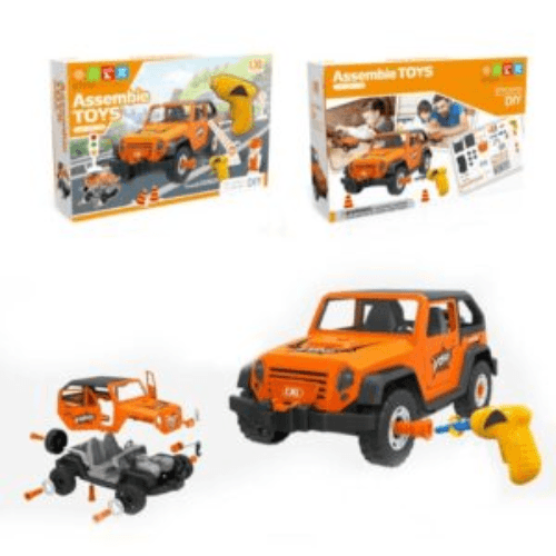 Assemble toys   -Jeep- 57 pcs