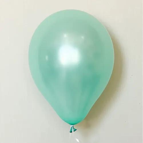 Green Chrome Helium Balloon