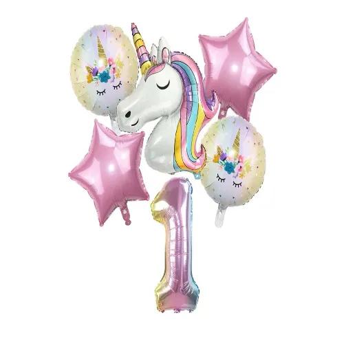 Set Unicorn Helium Balloon