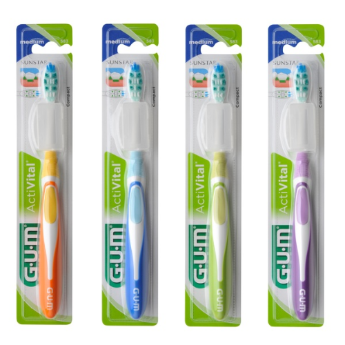 Gum Activital Compact Medium Toothbrush