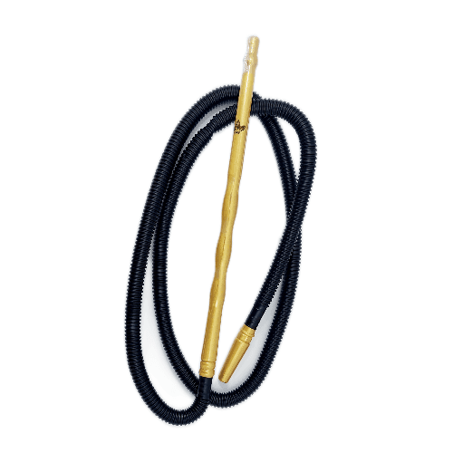 King Disposable Hookah Hose Plastic Golden Kh-23