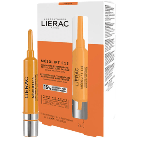 Lierac Mesolift C15 Revitalising Anti-Fatigue Concentrate - 2 X 15 Days Treatment