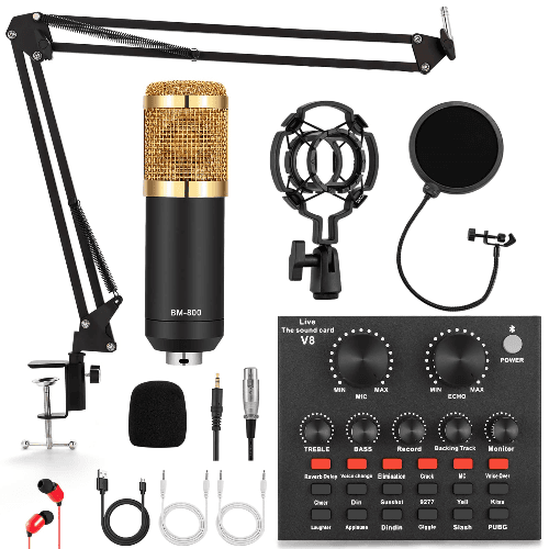 Professional Microphone With Mixer