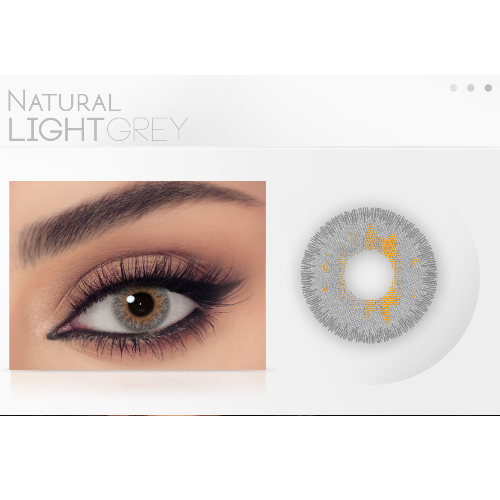 Celena Monthly Contact Lenses - Light Grey