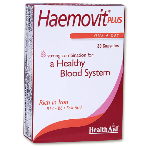 Health Aid Haemovit Plus 30 Capsules