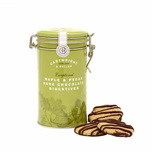 C&B Maple & Pecan Digestive Biscuits Tin 200g