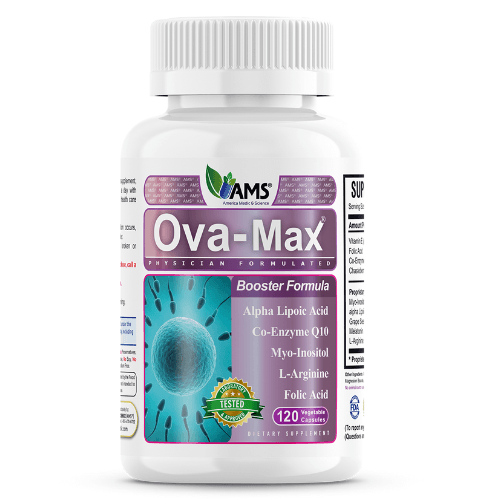 Ams Ova Max Booster Formula 120 Cap