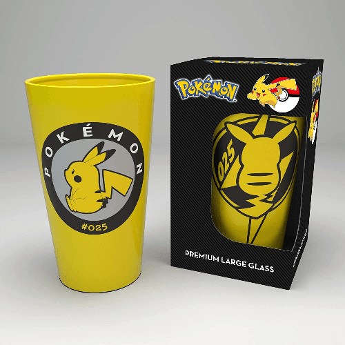 Gbeye Pokemon - Large Glass - 400Ml - Pikachu - Box