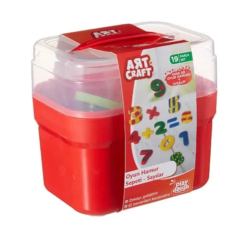 Art Craft Modelling Dough Box- Numbers (Age 3+)