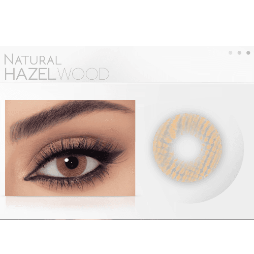 Celena Monthly Contact Lenses - Hazel Wood