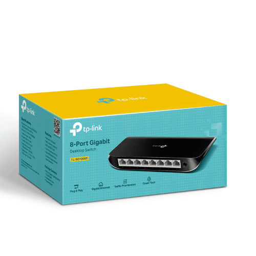 Tp-Link Tl-Sg1008D 8-Port Gigabit Desktop Switch