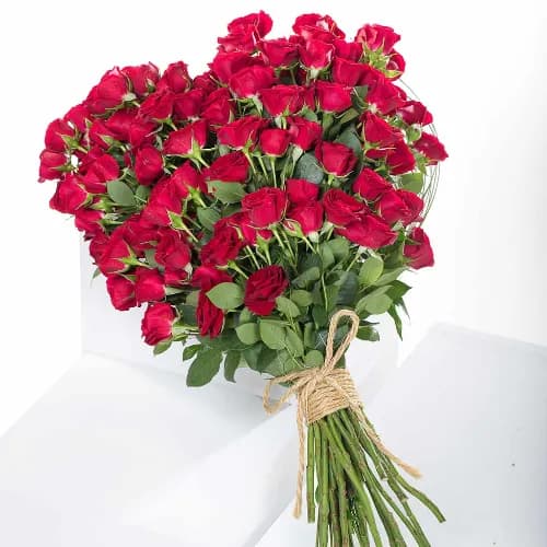 Red Heart Bouquet