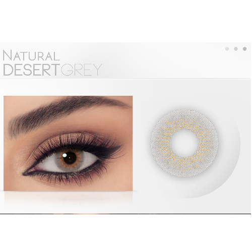 Celena Monthly Contact Lenses - Desert Grey