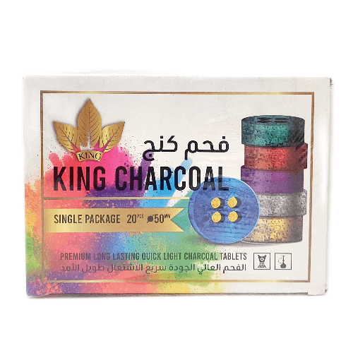 King Round Colorfull Charcoal 20Pcs Krcc-20