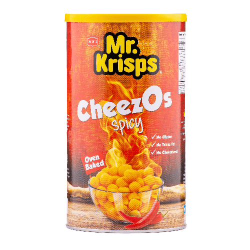 Mr.Krisps Cheezos Spicy Can 80G
