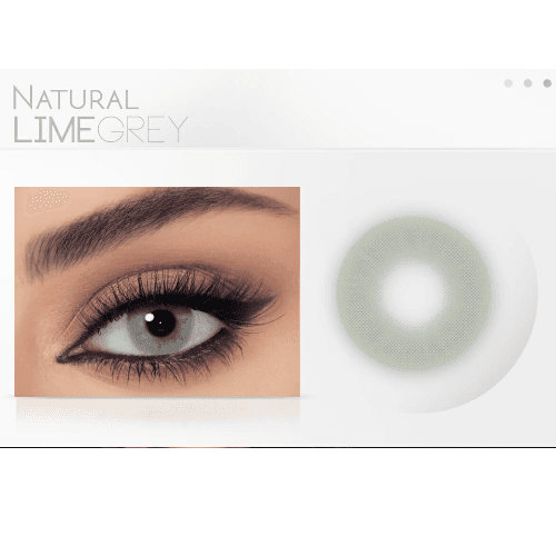 Celena Monthly Contact Lenses - Lime Grey