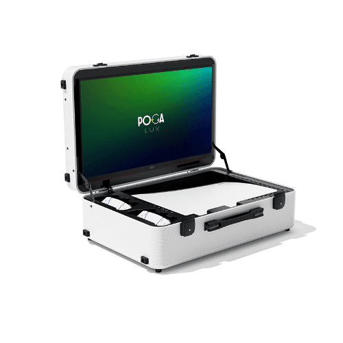 Indigaming Poga Lux Portable Gaming Case & Monitor For PS5 - White