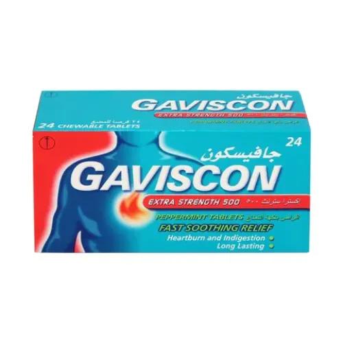 Gaviscon Extra Peppermint 24 Tablets