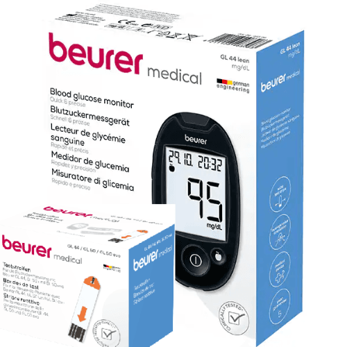 Beurer Gl44 Codefree Sugar Monitor And Gl50 Strip 50'S