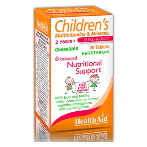 Health Aid Children Chewable Multivitamin +2 Years