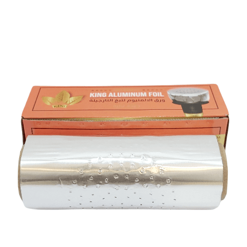 King Aluminum Foil Roll W/Holes 14X14Cm