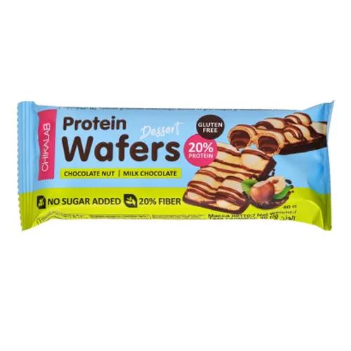 Chikalab Protein Wafers Dessert Chocolate Nut Milk Chocolate