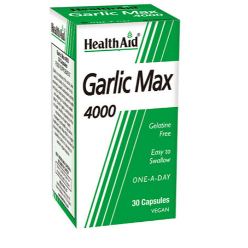 Health Aid Garlic Max 4000 30 Tablets