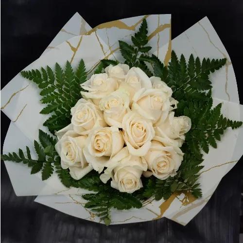 White Rose Bouquet 15