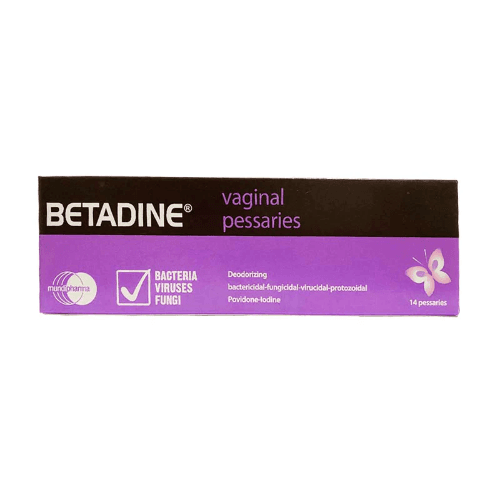 Betadine Vaginal Pessaries 14 Pieces