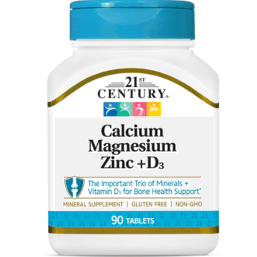 21Ch Cal Mag Zinc Plus D3 90 Tablets