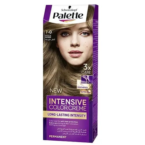 Schwarzkopf 𝗠𝗲𝗱𝗶𝘂𝗺 𝗕𝗹𝗼𝗻𝗱𝗲 𝟳-𝟬 Palette Permanent Color Kit