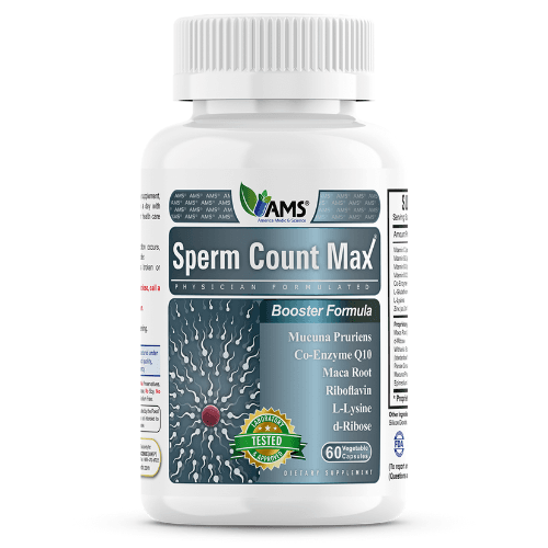 Ams Sperm Count Max Booster Formula 60 Cap