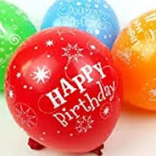 Mix Color Birthday Balloons