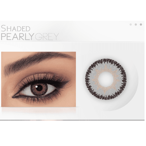 Celena Monthly Contact Lenses - Pearly Grey