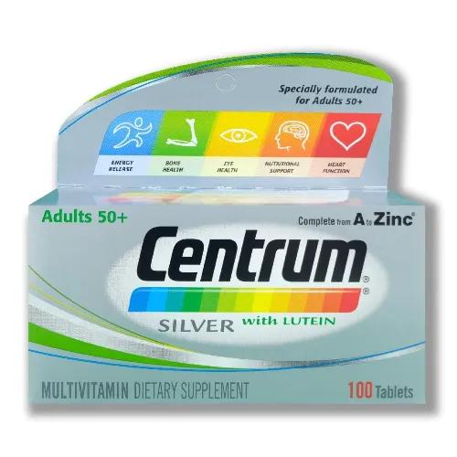 Centrum Silver W Lutein 100 Capsules