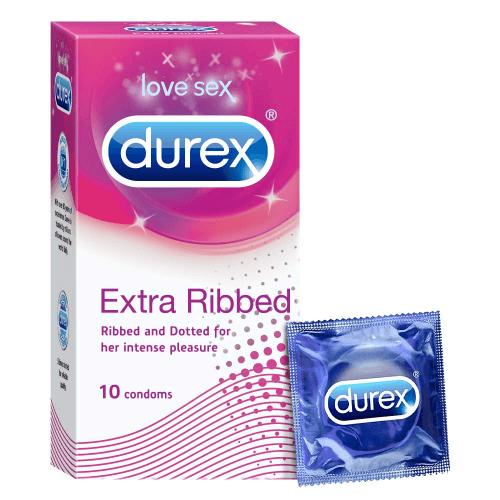 Durex Extra Ribbed 10'S