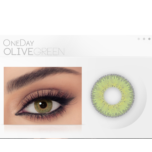 Celena Daily Contact Lenses - Olive Green