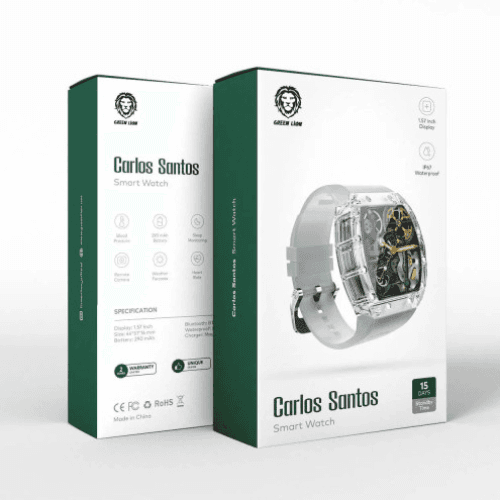 Green Lion Carlos Santos Smart Watch - White