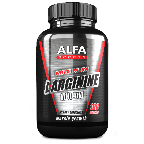 Alfa Sports Maximum L-Arginine 1000Mg Capsules - 100'S