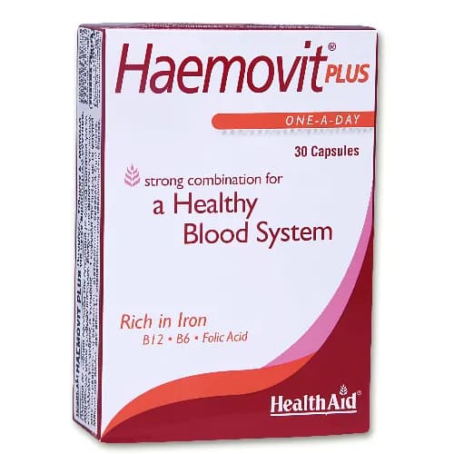 Health Aid Haemovit Plus 30 cap