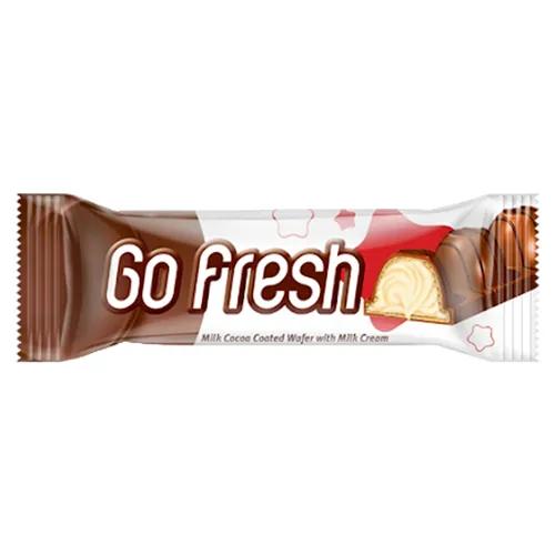 Go Fresh Cocoa Coated Wafer With Milk Cream 20G