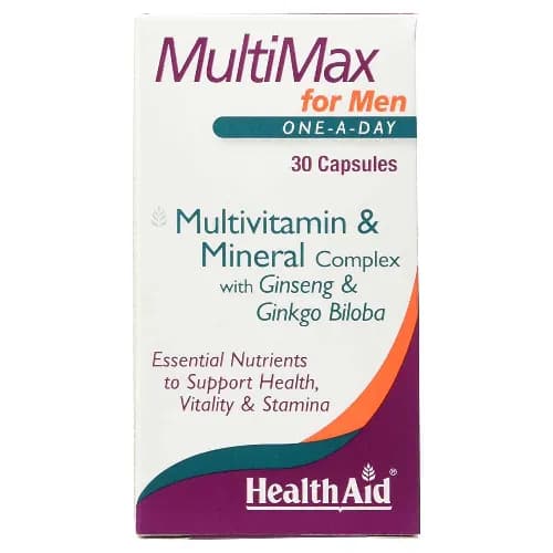 Health Aid Multimax For Men One A Day 30 Cap